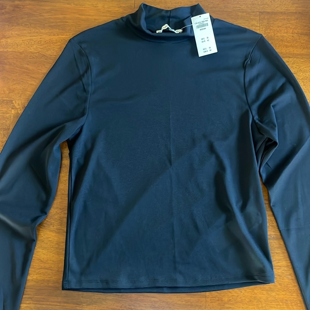 Black sheer long sleeve
